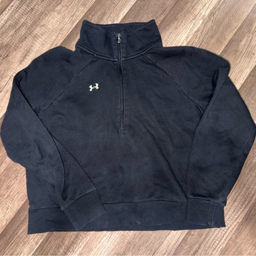 Under Armour Midnight Black Half-Zip Top
